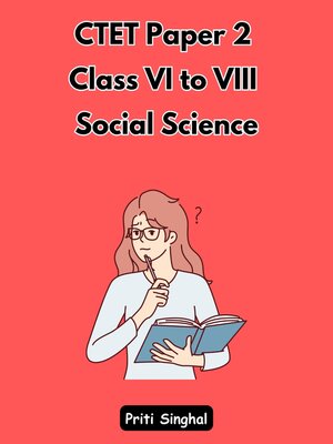 cover image of CTET Paper 2 Class VI to VIII Social Science